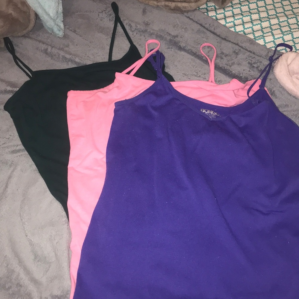 Three tank tops